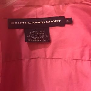 Ralph Lauren sport pink button-down